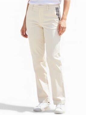 Brunello Cucinelli Womens Tan Embellished Pockets Chinos Size 4